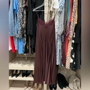 VINCE size S burgundy dress. GUC